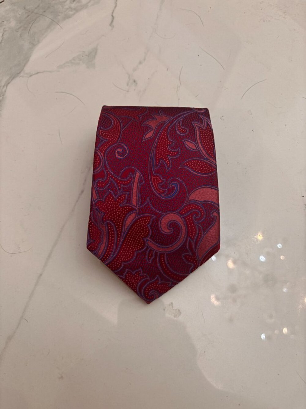 OXXFORD CLOTHES Tie ('Red Violet', Silk)